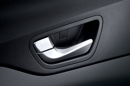 Metal inside door handle