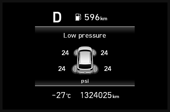 VENUE Tire Pressure Monitoring System